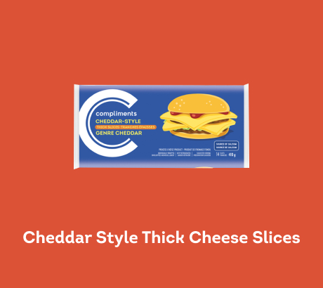 Cheddar Style Thick Cheese Slices