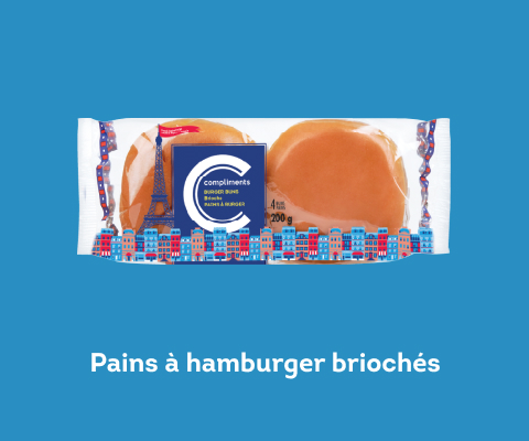 Pains à hamburger briochés