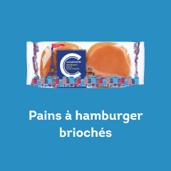 Pains à hamburger briochés